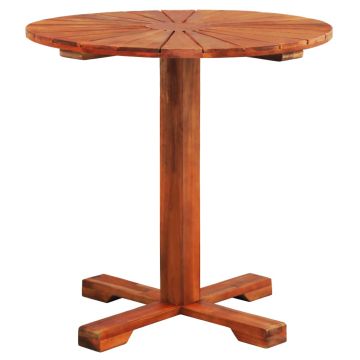 Tavolo da Bistrot 70x70 cm in Legno Massello di Acacia