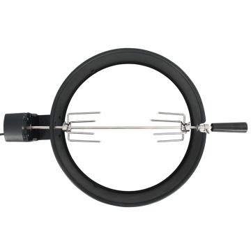 Kit per Barbecue allo Spiedo 47 cm Nero