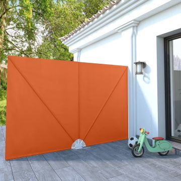 Tenda Laterale per Terrazza Pieghevole Terracotta 300x200 cm