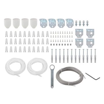 Set di Accessori di Montaggio 101 pz per Tenda da Sole