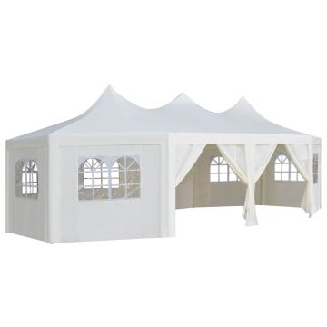 Tessuto per gazebo Bianco 448 x 320 cm Poliestere