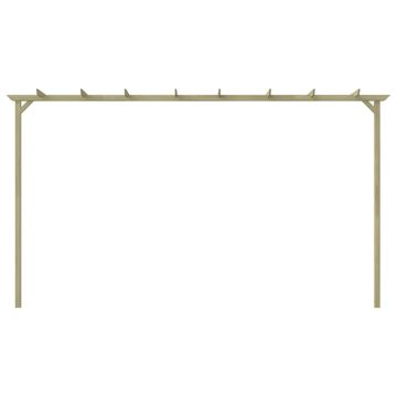 Pergola da Giardino Legno di Pino Impregnato 360x200x60 cm