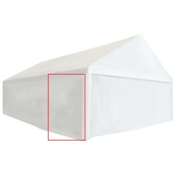 Parete Laterale per Gazebo 2x2 m Bianca 550 g/m²