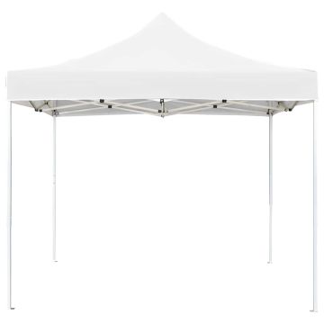 Gazebo Professionale Pieghevole in Alluminio 3x3m Bianco