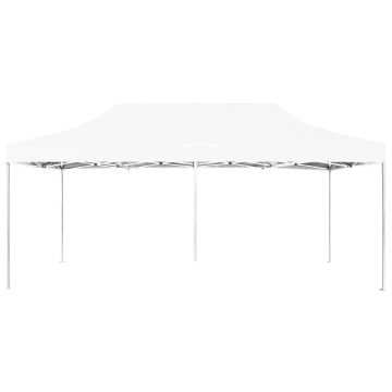 Gazebo Professionale Pieghevole Alluminio 6x3 m Bianco