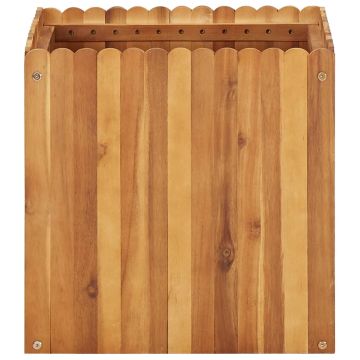 Letto Rialzato da Giardino 50x50x50 cm Legno Massello di Acacia
