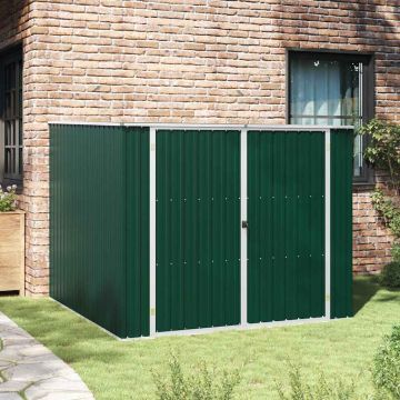 Capanno da Giardino Verde 195x198x159 cm in Acciaio Zincato