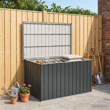 Baule da Giardino Antracite 150x101x91 cm