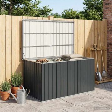 Baule da Giardino Antracite 171x99x93 cm