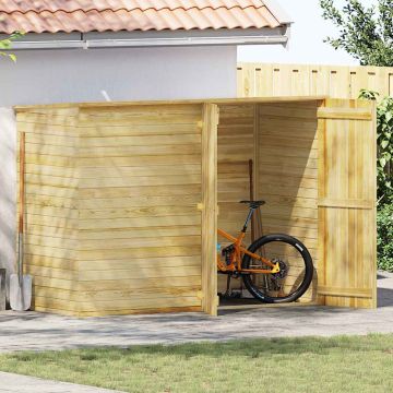 Ripostiglio da Giardino 232x110x170 in Legno di Pino Impregnato