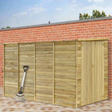 Rimessa Attrezzi da Giardino 315x159x178 cm in Pino Impregnato