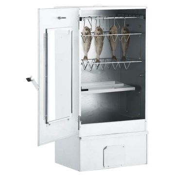 Affumicatore e Forno BBQ con 1 kg di Trucioli 44,5x29x83 cm