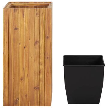Letto Rialzato da Giardino 43,5x43,5x90 cm Massello di Acacia