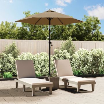 Ombrellone Grigio Talpa 200x224 cm in Alluminio