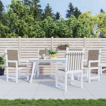 Cuscini per sedie da giardino 4 pz Tortora 100 x 50 x 3 cm