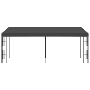 Gazebo a Parete 3x6 m Antracite in Tessuto