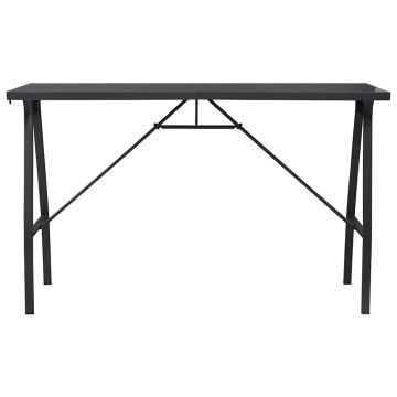 Tavolo da Bar da Giardino 180x60x110 cm in Vetro Temperato
