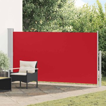 Tenda Laterale Retrattile per Patio 170x300 cm Rosso