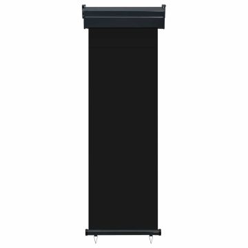 Tendalino Laterale per Balcone 65x250 cm Nero