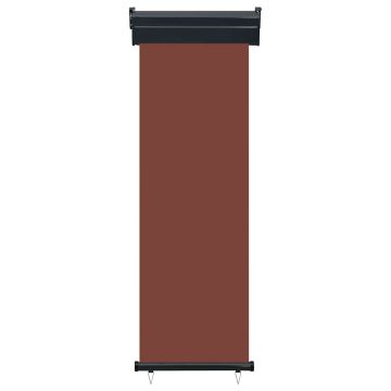Tendalino Laterale per Balcone 65x250 cm Marrone