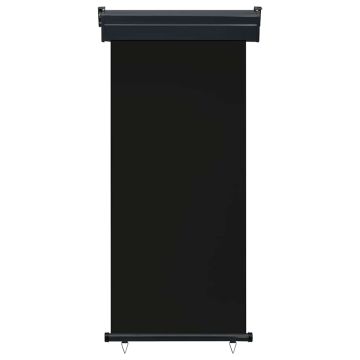 Tendalino Laterale per Balcone 85x250 cm Nero