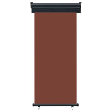 Tendalino Laterale per Balcone 85x250 cm Marrone