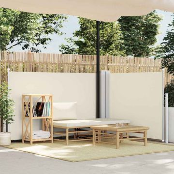 Tenda da Sole Laterale Retrattile Crema 100x600 cm