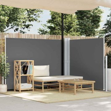 Tenda Laterale Retrattile Antracite 140x1000 cm