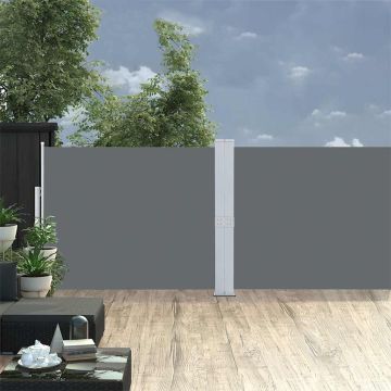 Tenda da Sole Laterale Retrattile Antracite 170x1000 cm