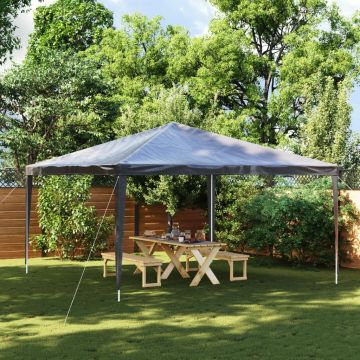 Gazebo Professionale 4x4 m Antracite 90 g/m²