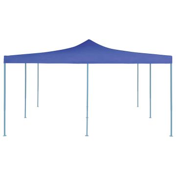 Gazebo Pieghevole 5x5 m Blu