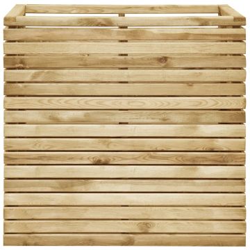Letto Rialzato 100x50x100 cm in Pino impregnato