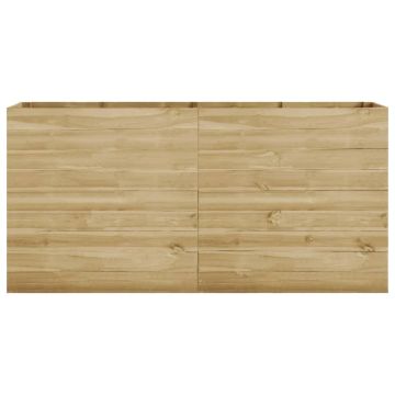 Letto Rialzato 200x50x97 cm in Legno di Pino Impregnato