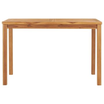 Tavolo da Pranzo per Giardino 120x70x77 cm in Massello di Teak