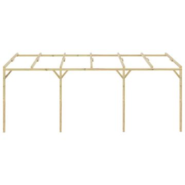 Struttura Pergolato 6x3x2,1 m in Legno