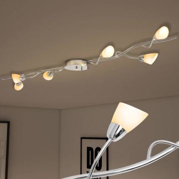 Lampadario da Soffitto con 6 Lampadine LED G9 240 W