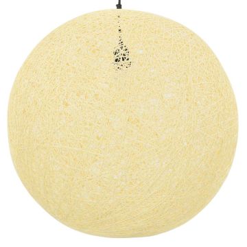 Lampada Sferica a Sospensione Crema 55 cm E27