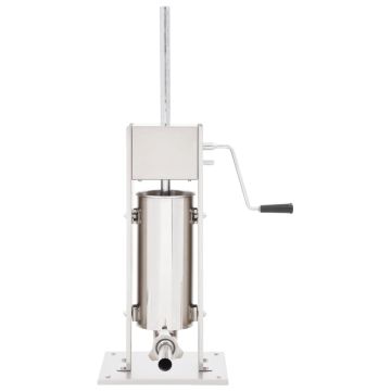 Insaccatrice Manuale Argento 5 L in Acciaio Inossidabile