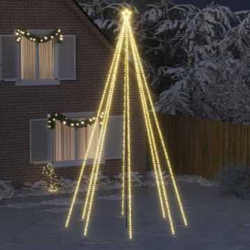 Albero di Natale a Cascata Luci LED Interni Esterni 800 LED 5 m