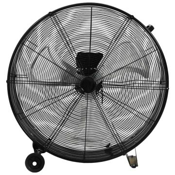 Ventilatore a Tamburo Industriale 77 cm 187,7 W Nero