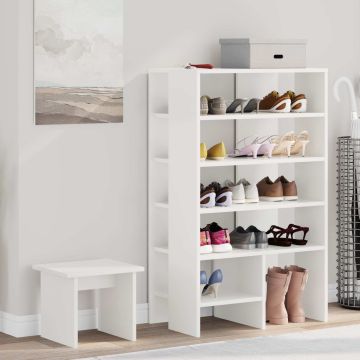 Mobile per scarpe 2 pz 62 x 35 x 100 cm Legno ingegnerizzato