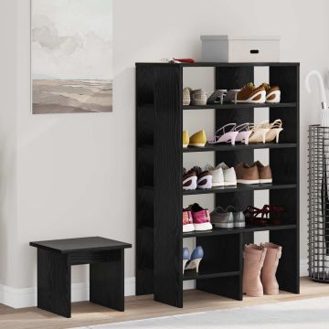 Mobile per scarpe 2 pz 62 x 35 x 100 cm Legno ingegnerizzato