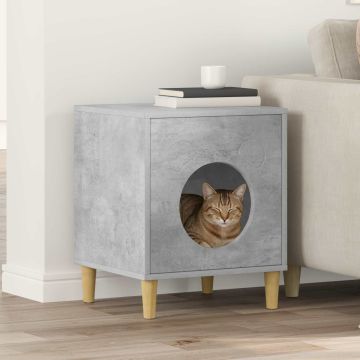 Casa per Gatti Calcestruzzo 42,5 x 40 x 53 cm