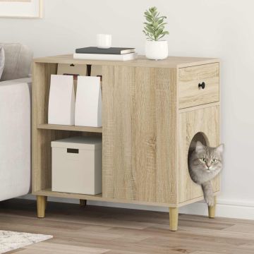 Casa per Gatti Sonoma 72 x 42,5 x 70 cm Legno ingegnerizzato