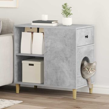Casa per Gatti Calcestruzzo 72 x 42,5 x 70 cm