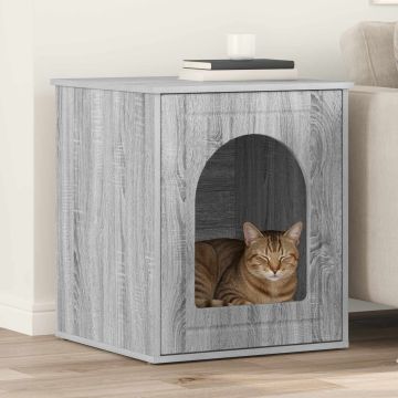 Casa per Gatti Grigio Sonoma 53 x 52 x 62 cm