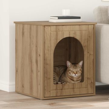 Casa per Gatti Rovere Artigianale 53 x 52 x 62 cm