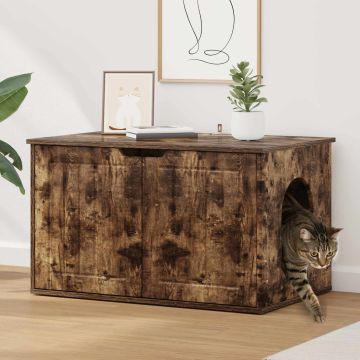 Casa per Gatti Rovere fumé 85 x 55 x 50,5 cm