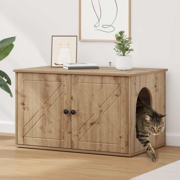 Casa per Gatti Rovere Artigianale 85 x 55 x 50,5 cm