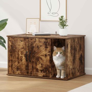 Casa per Gatti Rovere Fumo 85 x 55 x 50,5 cm